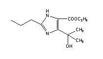 4-(1-羥基-1-甲基乙基)-2-丙基-1H-咪唑-5-羧酸乙酯